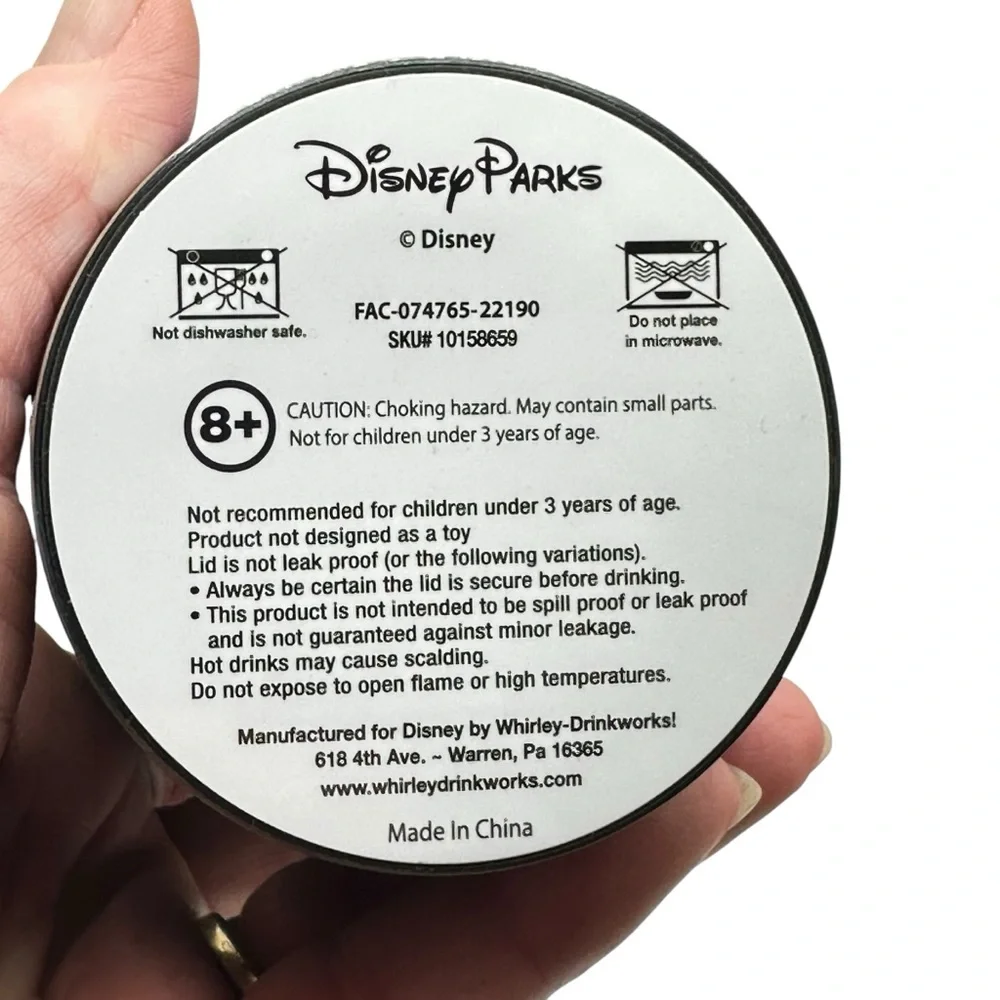 Disney Parks Pride Mickey Rainbow Stainless Steel Travel Tumbler NEW w/Strap